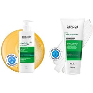 Vichy, Vichy Dercos Anti-schuppen Shampoo fett. Kopfh.+ Conditioner