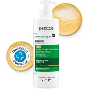 Vichy, Vichy Dercos 2in1 Anti-Schuppen Shampoo + Pflegespülung