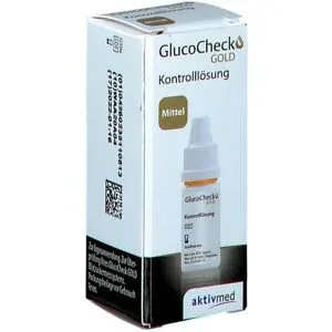 undefined, Gluco Check Gold Kontrolllösung mittel
