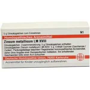 DHU, DHU Lm Zincum Metallicum Xviii Globuli