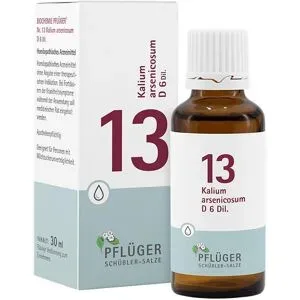 Biochemie Pflüger, Schüßler Biochemie Pflüger 13 Kalium arsenicosum D6 Tropfen