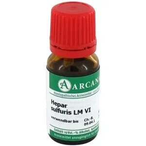 undefined, Hepar Sulfuris Arcana Lm 6 Dilution