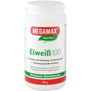 Quark, Eiweiss 100 Himbeer Quark Megamax Pulver