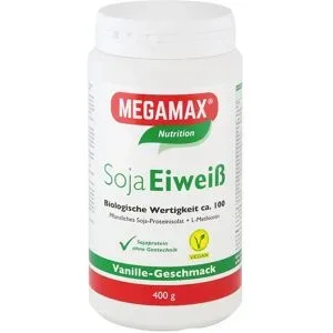 Megamax, Megamax Soja Eiweiss Vanille Pulver