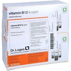 vitamin B12-Loges, Vitamin B12-loges Injektionslösung Ampullen