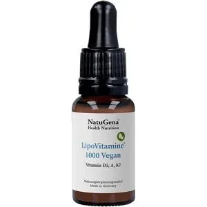 undefined, Lipovitamine 1000 Vegan Vitamin D3 + A + K2 Tropfen