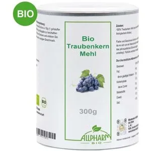 Allpharm, Bio Traubenkern Mehl Allpharm Premium
