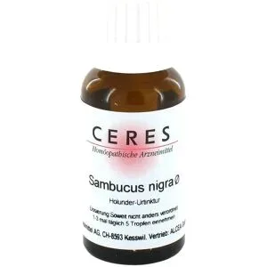 Cérès, Ceres Sambucus nigra Urtinktur