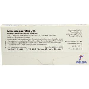 undefined, Mercurius Auratus D15 Ampullen