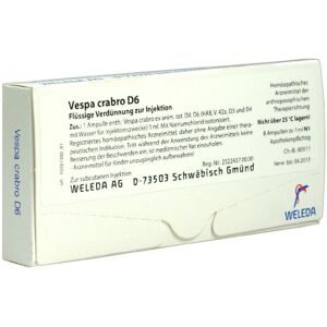 Weleda, Weleda Vespa Crabro D6 Ampullen