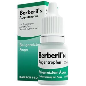 Berberil, Berberil N Augentropfen bei akut geröteten, gereizten Augen