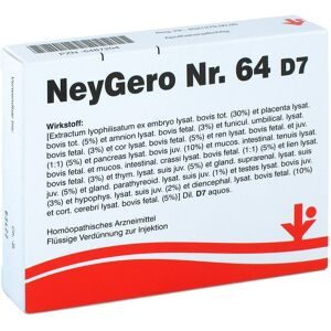 undefined, Neygero Nummer 6 4 D7 Ampullen
