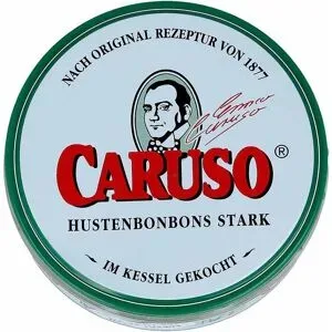 Caruso, Caruso Hustenbonbons stark