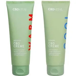 CBD Vital, CBD VITAL Wärmende CBD Creme + Kühlende CBD Creme