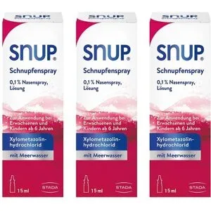 SNUP, SNUP Nasenspray 0,1% 3er Pack