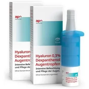 apodiscounter, Pflegende Augentropfen Hyaluron & Dexpanthenol v. apodiscounter
