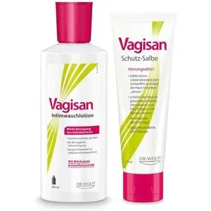 Vagisan, Vagisan Intimwaschlotion + Schutz-Salbe