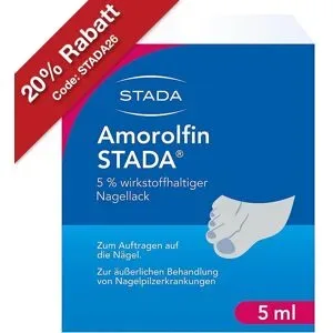 Amorolfin, Amorolfin STADA 5% wirkstoffhaltiger Nagellack bei Nagelpilz
