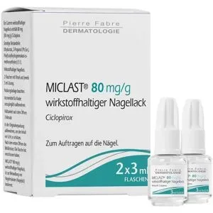 Miclast, MICLAST® Nagellack gegen Nagelpilz 80 mg/g