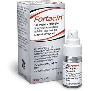 Fortacin, Fortacin 150 mg/ml + 50 mg/ml Spray zur Anw.a.Haut