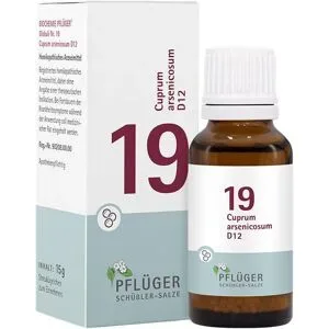 Biochemie Pflüger, Schüßler-Salze Biochemie Pflüger 19 Cuprum Arsen. D12 Globuli