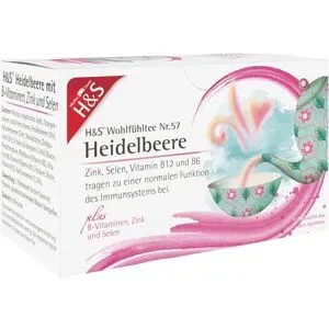 H&S, H&S Heidelbeere m.B-Vitaminen Zink und Selen Fbtl.