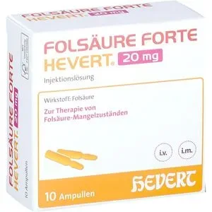 undefined, Folsäure Forte Hevert 20 Mg Iniecto - Lösung Ampullen