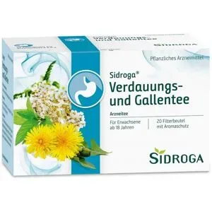 Sidroga, Sidroga Verdauungs- und Gallentee Filterbeutel