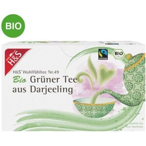 H&S, H&S Bio Grüner Tee aus Darjeeling Filterbeutel