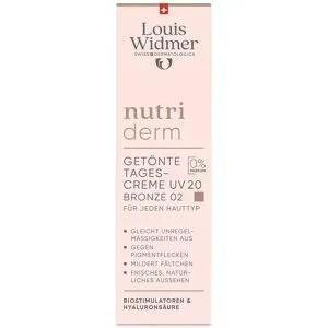 Louis Widmer, Louis Widmer nutriderm Getönte Tagescreme UV 20 - Bronze 02 o.p