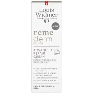 Louis Widmer, Louis Widmer remederm Advanced  Repair Cream unparfümiert