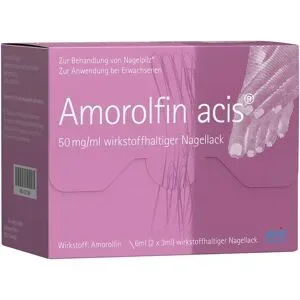 Amorolfin, Amorolfin acis 50 mg/ml wirkstoffhalt.Nagellack