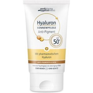 Medipharma Cosmetics Hyaluron Sonnenpflege Gesicht Anti-Pigment & Anti-Age LSF 50