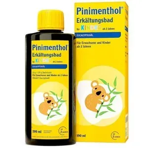 Pinimenthol Erkältungsbad für Kinder ab 2 Jahren Eucalyptus