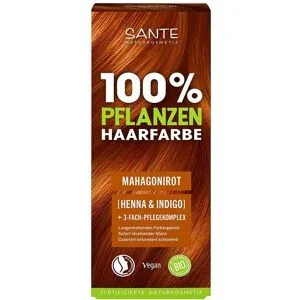 Pflanzenhaarfarbe mit 3-fach Pflegekomplex mahagonirot 07