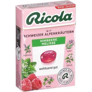 Ricola Himbeere Melisse Bonbons ohne Zucker Box