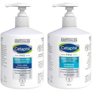 Cetaphil Pro Itchcontrol Clean Handreinigung + Protect Handcreme