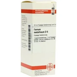 DHU Ferrum Metallicum D6 Dilution