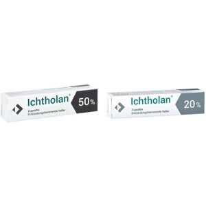 Ichtholan Zugsalbe 50% + Zugsalbe 20%