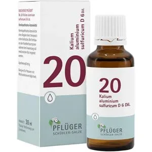 Schüßler Biochemie Pflüger 20 Kalium alum.sulf.D 6 Tropfen