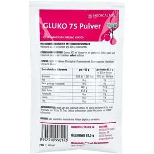Glukose 75 g Kirsch Plv.z.her.e.lsg.z.einnehmen