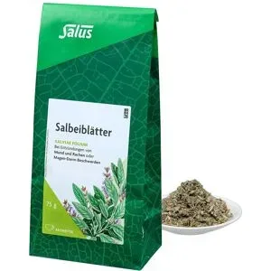 Salbeiblätter Arzneitee Salviae folium bio Salus