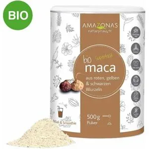 AMAZONAS Bio Superfood Maca 100% Pur Bio Pulver