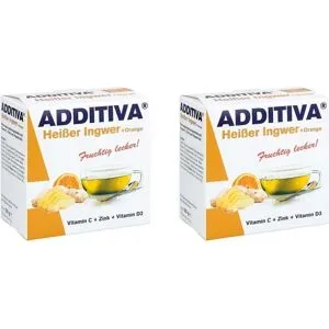 Additiva Heisser Ingwer+Orange Pulver