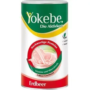 Yokebe Erdbeer - Diätshake zur Gewichtsabnahme - mit Protein