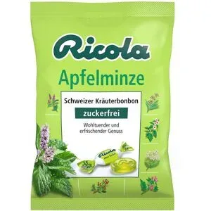 Ricola Apfelminze Bonbons ohne Zucker Beutel