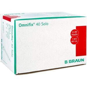 Ominifix Solo 40 Insulin Einmalspritzen