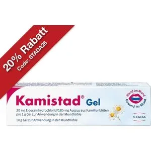 Kamistad Gel bei Zahnfleischentzündungen und Aphten