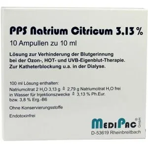 Natriumcitrat 3,13% Ampullen