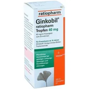 Ginkobil ratiopharm 40mg mit Ginkgo biloba